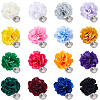 16Pcs Flower Cloth Pins JEWB-WH0020-113-1