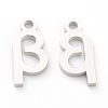 Non-Tarnish 304 Stainless Steel Charms STAS-G244-01B-2