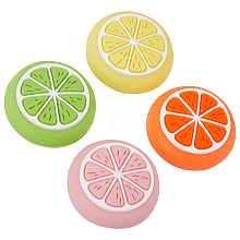 4Pcs 4 Colors Silicone Replacement Thumb Grip Caps AJEW-WH0471-77A