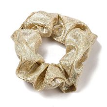 Glittered Cloth Elastic Hair Ties Scrunchie/Scrunchy Hair Ties for Girls or Women OHAR-PW0009-25C-03