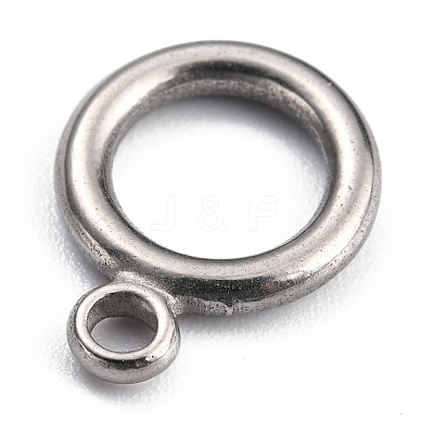 Non-Tarnish 304 Stainless Steel Toggle Clasps STAS-H140-14P-1