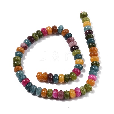 Dyed Natural White Jade Beads Strands X-G-G107-A10-01-1