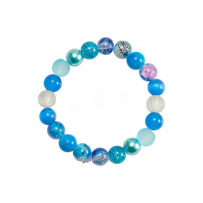 200Pcs 10 Styles DIY Glass Round Beads Sets DIY-CJ0001-96-1
