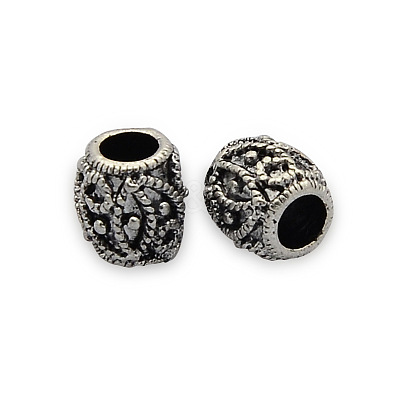 Carved Brass Beads KK-J187-15AS-NF-1