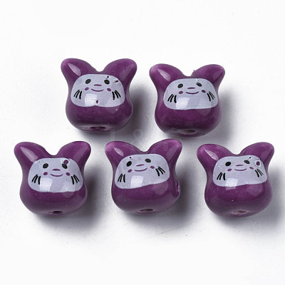 Handmade Porcelain Beads PORC-T007-04D-1