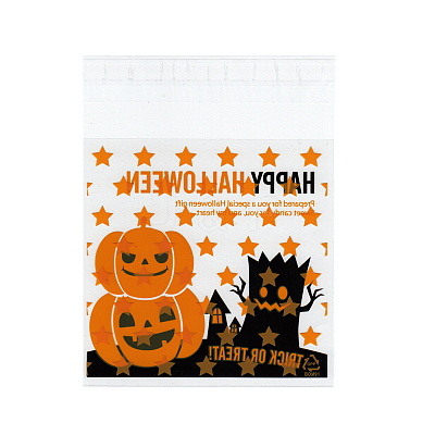 Rectangle OPP Cellophane Bags for Halloween OPC-I005-09D-1