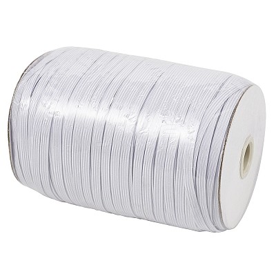 1/8 inch Flat Braided Elastic Rope Cord EC-R030-4mm-01-1