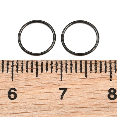 Ion Plating(IP) 304 Stainless Steel Closed Jump Rings STAS-G393-06B-10-1