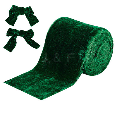 5 Yards Polyester Frayed Ribbon OCOR-WH0082-226B-05-1
