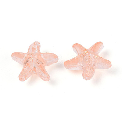 Frosted Glass Beads FGLA-T005-01H-1
