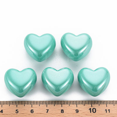 Opaque Acrylic European Beads MACR-S372-03B-68-1