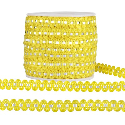 25M Metallic Yarn Lace Ribbons OCOR-GF0003-09H-1