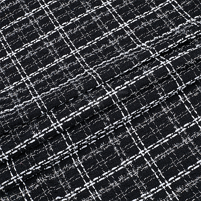 Tartan Chemical Fiber Fabric DIY-WH0591-521B-1