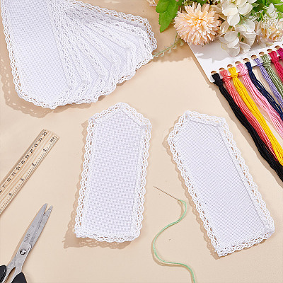 Cotton Aida Cloth Bookmarks for Cross Stitch Making AJEW-WH0314-795-1