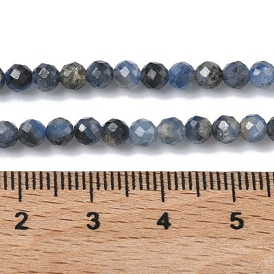 Natural Kyanite/Cyanite/Disthene Beads Strands G-L651-C02-4mm-1