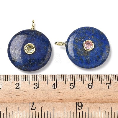 Dyed Natural Lapis Lazuli Pendants G-I391-02G-04-1