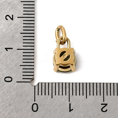 Birthdaystone Theme August 304 Stainless Steel Charms STAS-B128-60G-08-1