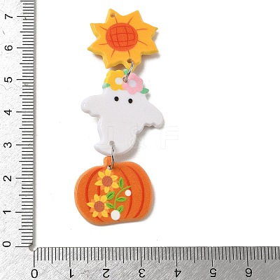 Halloween Printed Acrylic Big Pendants AC-CBACFA6-01A-P-1