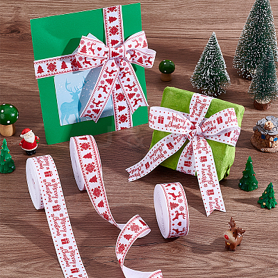 3 Rolls 3 Styles Polyester Ribbon OCOR-PH0006-32-1