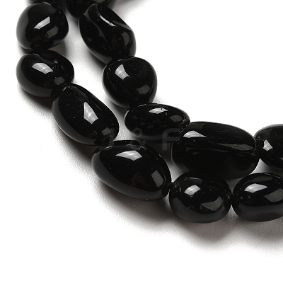 Natural Obsidian Beads Strands G-I351-B08-1