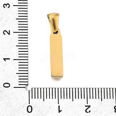 Golden 304 Stainless Steel Pendants STAS-K300-01G-I-1