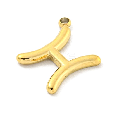 Real 18K Gold Plated PVD Vacuum Plating 304 Stainless Steel Pendants STAS-L278-002G-12-1