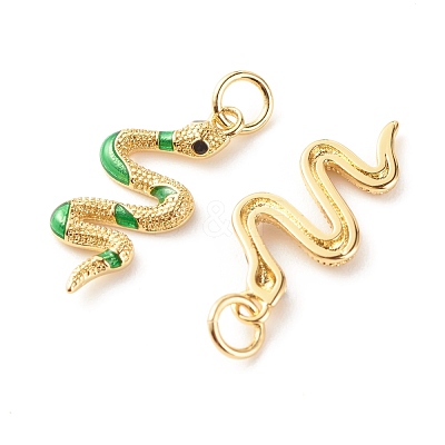 Brass Micro Pave Cubic Zirconia Pendants ZIRC-P094-13-RS-1
