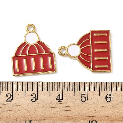 304 Stainless Steel Enamel Pendants STAS-L300-012G-31-1