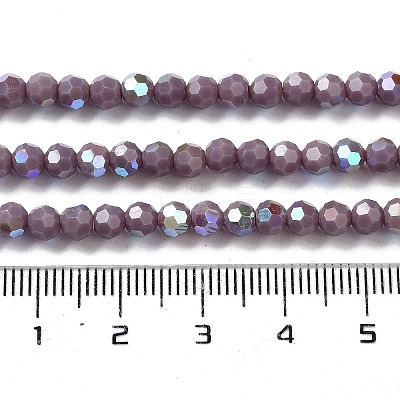 Opaque Glass Beads Strands EGLA-A035-P4mm-L11-1