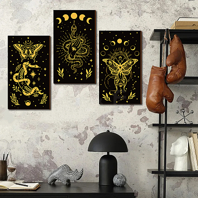 Wood Wall Decorations AJEW-WH0380-004-1