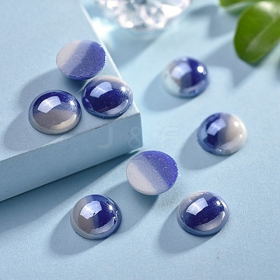 Opaque Glass Cabochons GGLA-S038-12D-10mm-1