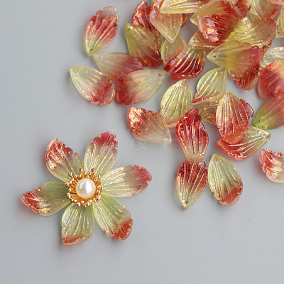 Handmade Lampwork Pendants FOIL-CJC0003-01H-1