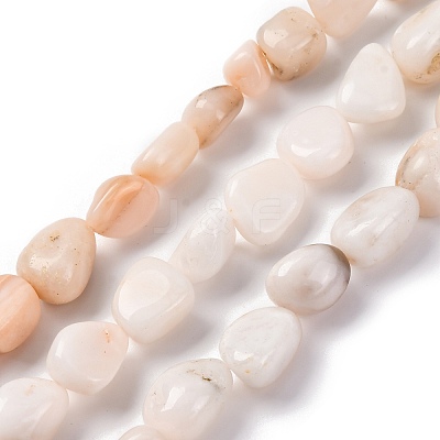 Natural Pink Opal Beads Strands G-C171-F01-01-1