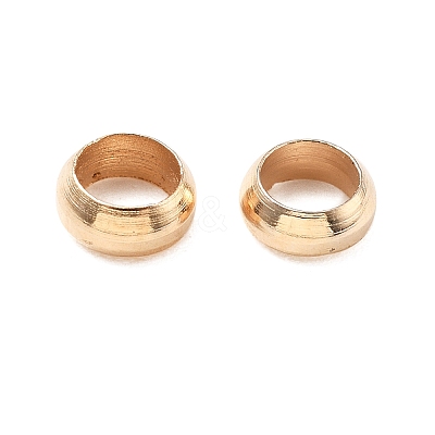 Brass Crimp Beads KK-S509-01KCG-05-1