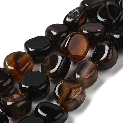 Natural Agate Beads Strands G-H295-D01-10-1