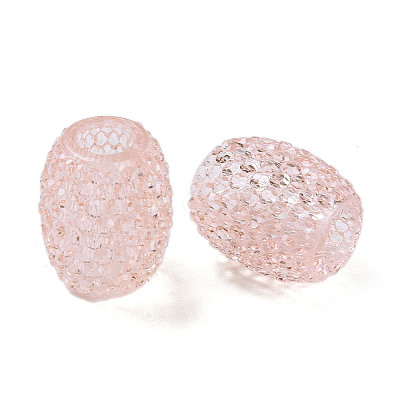 Transparent Resin European Jelly Colored Beads RESI-B025-01A-09-1