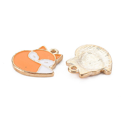 Rack Plating Alloy Pendants X-ENAM-S129-008-RS-1