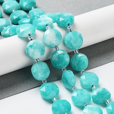Natural White Jade Dyed Beads Strands G-NH0004-014-1