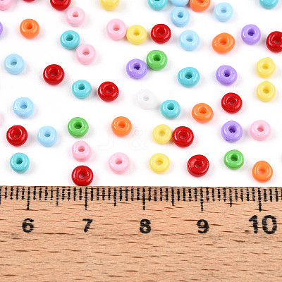 8/0 Opaque Colours Glass Seed Beads SEED-N007-05-1