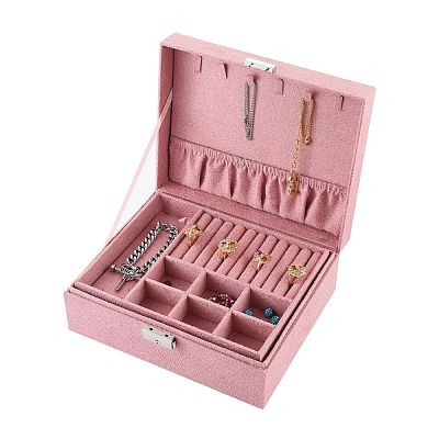 Velvet & Wood Jewelry Boxes VBOX-I001-02A-1