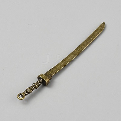 Tibetan Style Big Pendants FIND-WH0139-624AB-1
