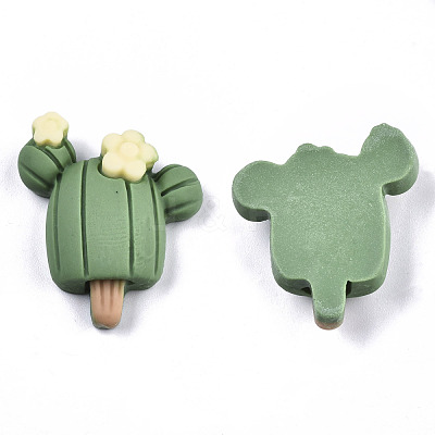 Opaque Resin Cabochons CRES-N022-123-1