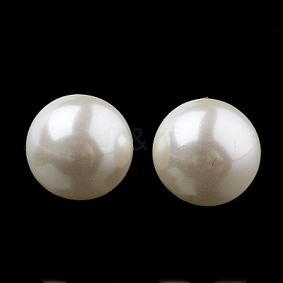 Eco-Friendly Plastic Imitation Pearl Beads MACR-S277-8mm-C05-1