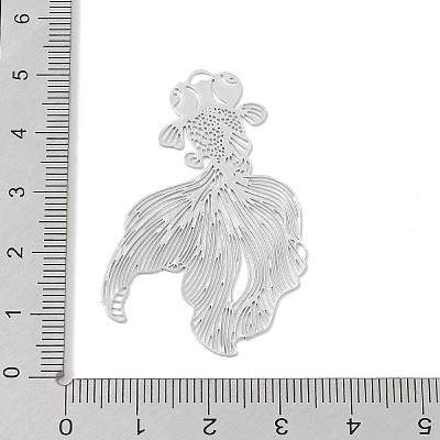 Long-Lasting Plated Brass Filigree Pendants KK-K336-40P-1