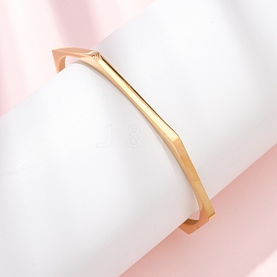 304 Stainless Steel Cuff Bangles BJEW-P373-01G-1