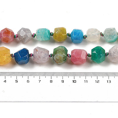 Natural Agate Beads Strands G-P535-B02-01-1
