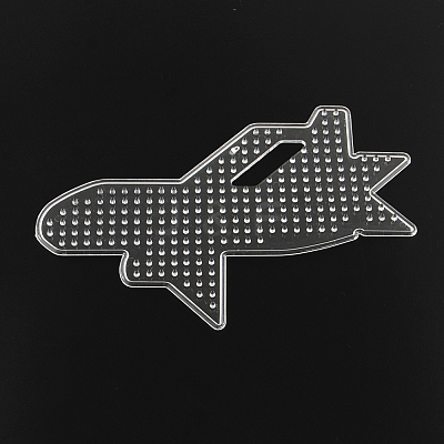 Plane/Airliner ABC Plastic Pegboards used for 5x5mm DIY Fuse Beads X-DIY-Q009-32-1