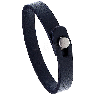 1Pc Punk Retro Ethnic Style Handmade Leather Bracelet Couple Literary Hand Strap Men BJEW-CL0001-02C-1