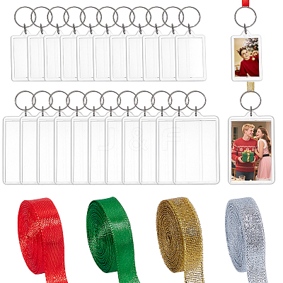 Plastic Photo Frame Keychain KEYC-GA0001-46-1