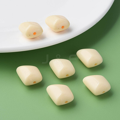 Opaque Acrylic Beads MACR-S373-15A-A15-1